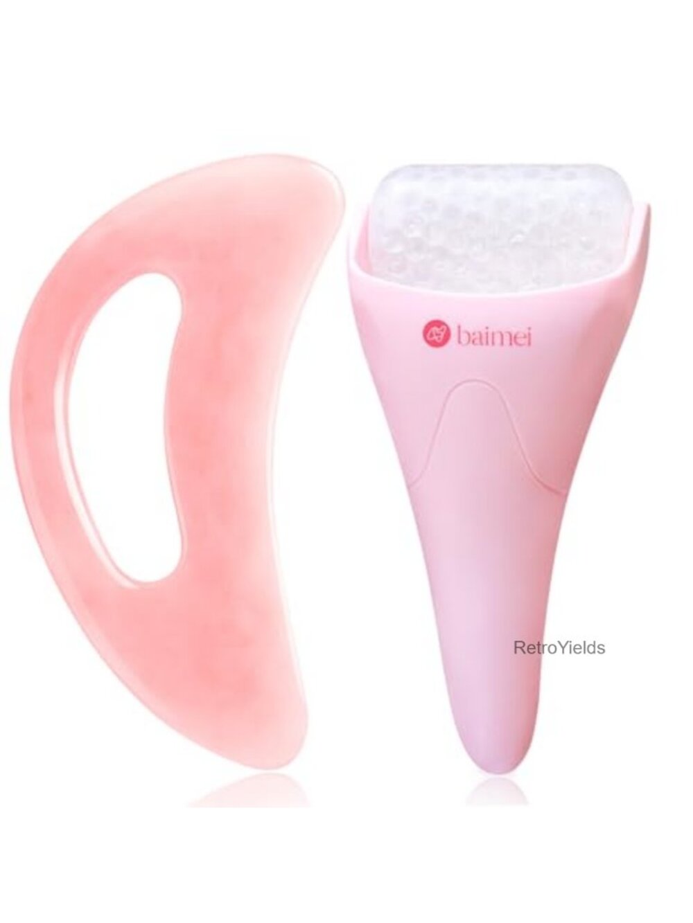 IcyMe Ice Roller Gua Sha Set Resin Gua Sha Tool Full Body Facial Skincare Kit